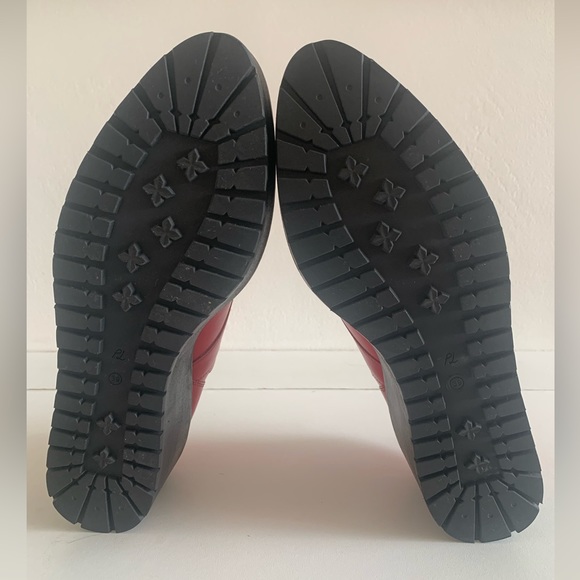 3.1 Phillip Lim Red shoes .Wallace monk strap wedge creepers. Size 8’5 - Picture 9 of 9
